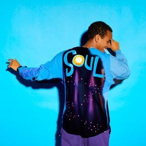 Disney Parks Spirit Jersey Soul Tie Dye Sweater NWT Size Large